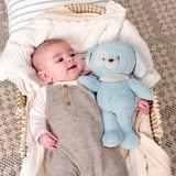 Spin Master Bamse-hvalp lavet af 100 % genanvendt materiale, Plysdyr Lyseblå/Hvid