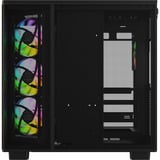 Thermaltake CA-11E-00M1WN-WS, Towerkabinet Sort/træ