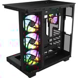 Thermaltake CA-11E-00M1WN-WS, Towerkabinet Sort/træ