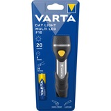 VARTA Day Light Multi LED F10 Aluminium, Sort Nøglering med lommelygte Sort/Sølv, Nøglering med lommelygte, Aluminium, Sort, Syntetisk ABS, Aluminium, Gummi, Knapper, CE, LED