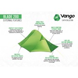 Vango Tunnel telt Blade 200 Grøn