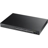 Zyxel GS1900-24HP Administreret Gigabit Ethernet (10/100/1000) 1U Sort, Switch Administreret, Gigabit Ethernet (10/100/1000), 1U