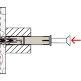 fischer Langskaftpløk SXR 6x60, Dyvel Lys grå