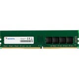ADATA Premier hukommelsesmodul 16 GB 1 x 16 GB DDR4 Grøn, 16 GB, 1 x 16 GB, DDR4, 2666 MHz, 288-pin DIMM