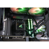 ALTERNATE Gaming-PC Window Edition • RTX 5070 • AMD Ryzen™ 5 9600X • 32 GB RAM, Gaming PC Sort/gennemsigtig