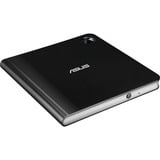ASUS SBW-06D5H-U optisk diskdrev Blu-Ray RW Sort, Sølv, eksterne Blu-ray brænder Sort/Sølv, Sort, Sølv, Bakke, Desktop/Laptop, Blu-Ray RW, USB 3.1 Gen 1, 80,120 mm