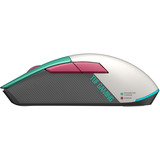 ASUS TUF Gaming Mini Wireless Mouse Hatsune Miku Edition mus Spil Højre hånd RF Wireless + Bluetooth + USB Type-A Optisk 1200 dpi, Gaming mus Turkis/Hvid, Højre hånd, Optisk, RF Wireless + Bluetooth + USB Type-A, 1200 dpi, Grøn, Grå, Lyserød
