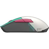 ASUS TUF Gaming Mini Wireless Mouse Hatsune Miku Edition mus Spil Højre hånd RF Wireless + Bluetooth + USB Type-A Optisk 1200 dpi, Gaming mus Turkis/Hvid, Højre hånd, Optisk, RF Wireless + Bluetooth + USB Type-A, 1200 dpi, Grøn, Grå, Lyserød