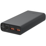Ansmann 1700-0113 powerbank Lithium polymer (LiPo) 20000 mAh Anthracit, Power Bank Sort, 20000 mAh, Lithium polymer (LiPo), Quick Charge 3.0, 3,7 V, 18 W, Anthracit