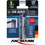 Ansmann Li-Ion Batteri 3.400 mAh, med Micro-USB opladningsstik 