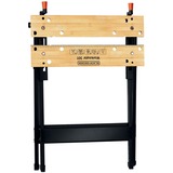 BLACK+DECKER WM301-XJ arbejdsbænk Sort/Brown, Bamboo, Stål, Sort, 341 mm, 760 mm, 1 stk