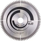 Bosch 2 608 640 447 Ikke kategoriseret, Savklinge Flere, 21,6 cm, 3 cm, 1,8 mm, 2,5 mm, HLTCG (High-Low Triple Chip Grind)