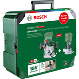 Bosch Batteri-overfræser AdvancedTrimRouter 18V-8 Combi Set Grøn/Sort