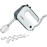 Bosch MFQ49300 røremaskine og mikser Håndmixer 850 W Sort, Rustfrit stål, Hvid, Håndmikser Hvid/Mørk sølv, Håndmixer, Sort, Rustfrit stål, Hvid, Ælte, Mikse, Omrøre, 1,4 m, Løftestang, 850 W