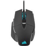 Corsair M65 RGB ULTRA mus Højre hånd USB Type-A Optisk 26000 dpi, Gaming mus Sort, Højre hånd, Optisk, USB Type-A, 26000 dpi, 1 ms, Sort