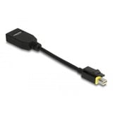 DeLOCK Adapter Mini DisplayPort 1.4 til DisplayPort Sort
