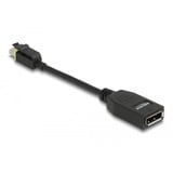DeLOCK Adapter Mini DisplayPort 1.4 til DisplayPort Sort