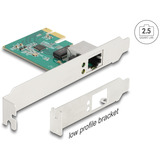 DeLOCK PCI Express x1 kort 1 x RJ45 2,5 Gigabit LAN RTL8125, Netværkskort 