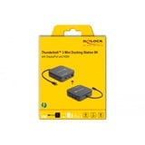 DeLOCK Thunderbolt 3 mini dockingstation 8K, Docking station Sort