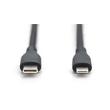 Digitus AK-600110-020-S, Kabel Sort