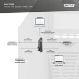 Digitus DN-170106 OnLine 6 kVA/6 kW, UPS Sort