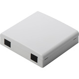 Digitus FTTH tilslutningsboks, til 2x SC Simplex, LC Duplex, Samledåse Hvid