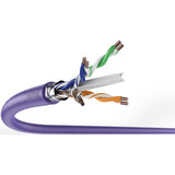 Digitus Professionelt Cat.6 F/UTP installationskabel simplex, B2ca Violet