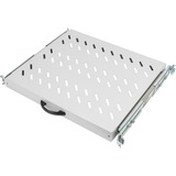 Digitus Sliding Shelf for 600mm depth Cabinets, Det nederste rum grå, Grå, 25 kg, 1U, Tyrkiet, 48,3 cm (19"), 510 mm