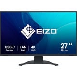 EIZO FlexScan EV2740X-BK computerskærm 68,6 cm (27") 3840 x 2160 pixel 4K Ultra HD LCD Sort, LED-skærm Sort, 68,6 cm (27"), 3840 x 2160 pixel, 4K Ultra HD, LCD, 5 ms, Sort