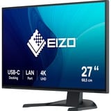 EIZO FlexScan EV2740X-BK computerskærm 68,6 cm (27") 3840 x 2160 pixel 4K Ultra HD LCD Sort, LED-skærm Sort, 68,6 cm (27"), 3840 x 2160 pixel, 4K Ultra HD, LCD, 5 ms, Sort