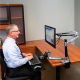 Ergotron LX Monitor Arm Steh-Sitz, Skærmbeslag aluminium