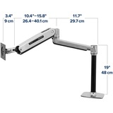 Ergotron Skærmbeslag aluminium