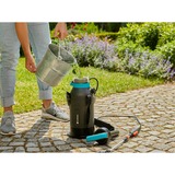 GARDENA EasyPump Rygsæk havesprøjte 5 L, Pumpe & tryksprøjter grå/Turkis, Rygsæk havesprøjte, 5 L, Sort, Blå, Orange, 3 bar, 1,5 m