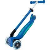 GLOBBER Primo Foldable Plus Lights, Scooter mørkeblå/Turkis