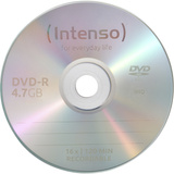 Intenso DVD-R 4.7GB, Printable, 16x 4,7 GB 25 stk, DVD tomme medier Printable, 16x, DVD-R, 120 mm, Printbar, Kageæske, 25 stk, 4,7 GB