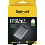 Intenso PD10000 Lithium polymer (LiPo) 10000 mAh Anthracit, Power Bank antracit, 10000 mAh, Lithium polymer (LiPo), Quick Charge 3.0, Anthracit