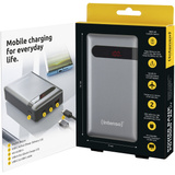 Intenso PD10000 Lithium polymer (LiPo) 10000 mAh Anthracit, Power Bank antracit, 10000 mAh, Lithium polymer (LiPo), Quick Charge 3.0, Anthracit