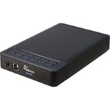 Inter-Tech Argus GD-35LK01 HDD kabinet Sort 3.5", Drev kabinet Sort, HDD kabinet, 3.5", SATA, Serial ATA II, Serial ATA III, 5 Gbit/sek., USB-tilslutning, Sort