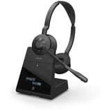 Jabra Engage 75 Stereo renoveret, Headset Sort
