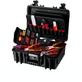 KNIPEX Værktøjskasse "Robust23" Elektro, 25 dele, Værktøjssæt Sort