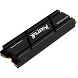 Kingston FURY 1000G RENEGADE PCIe 4.0 NVMe SSD M/HEATSINK, Solid state-drev Sort, 1 TB, M.2