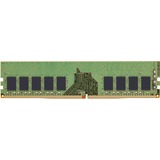 Kingston KSM32ES8/8MR hukommelsesmodul 8 GB 1 x 8 GB DDR4 3200 Mhz Fejlkorrigerende kode Grøn, 8 GB, 1 x 8 GB, DDR4, 3200 Mhz, 288-pin DIMM