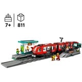 LEGO City Letbane og station, Bygge legetøj Byggesæt, 7 År, Plast, 811 stk, 1,65 kg