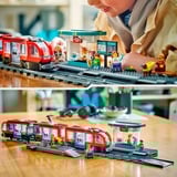 LEGO City Letbane og station, Bygge legetøj Byggesæt, 7 År, Plast, 811 stk, 1,65 kg