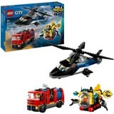 LEGO City Remix – helikopter, brandbil og ubåd, Bygge legetøj brandbil og ubåd, Byggesæt, 7 År, Plast, 874 stk, 1,14 kg