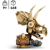 LEGO Jurassic World Dinosaurfossiler: Triceratops-kranium, Bygge legetøj Byggesæt, 9 År, Plast, 468 stk, 635 g
