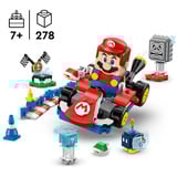 LEGO Mario Kart™ – Interaktiv ® Mario™ og Standard Kart, Bygge legetøj Byggesæt, 7 År, Plast, 278 stk, 483 g