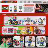 LEGO Mario Kart™ – Interaktiv ® Mario™ og Standard Kart, Bygge legetøj Byggesæt, 7 År, Plast, 278 stk, 483 g