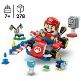 LEGO Super Mario Mario Kart™ – Interaktiv ® Mario™ og Standard Kart, Bygge legetøj Byggesæt, 7 År, Plast, 278 stk, 483 g