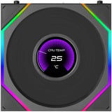 Lian Li UNI FAN TL LCD FLEX 120 Wireless, Sag fan Sort